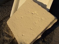 moulage de dalle en pierre calcaire