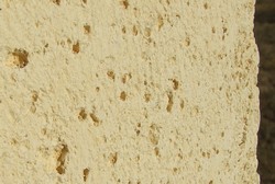 grain de surface pierre calcaire moulée