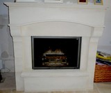 stone fireplace creation