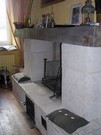 renovation of a fireplace with limestone cladding